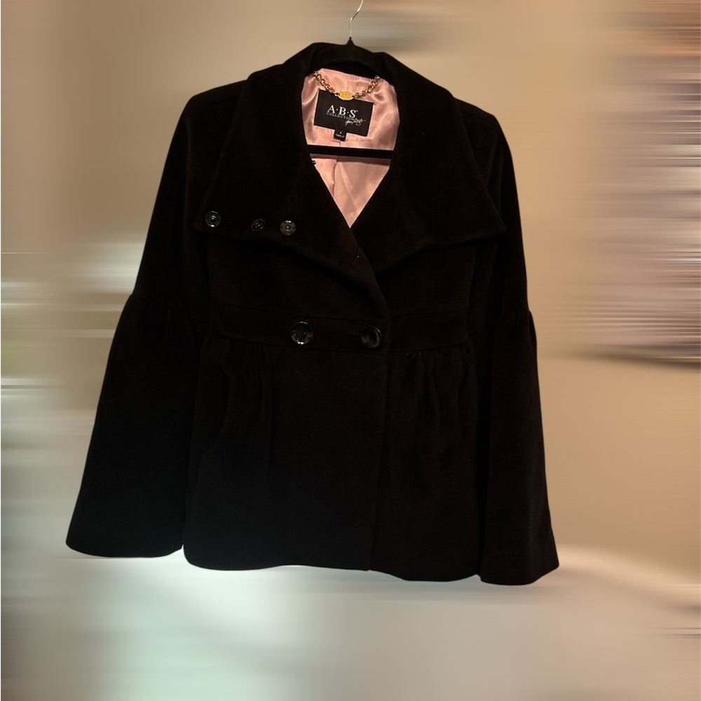 A.P.S. Women's Classic Black Pea Coat